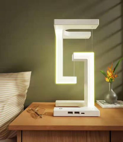 LEVITAS | Wireless Rechargeable Floating Table Lamp | Modern Minimalist | Magical Design 