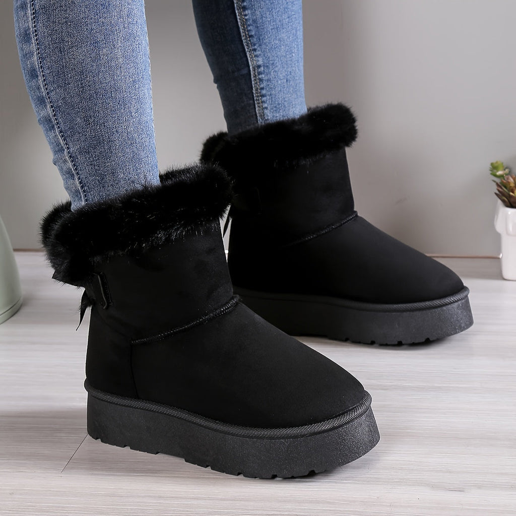 Ankle Boots | Women's Boots with Faux Fur Lining and Luxurious Details