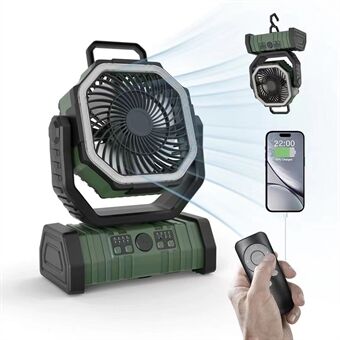 Campingventilator - 3-in-1 - LED - USB