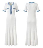 Evy - Weißes Maxikleid 