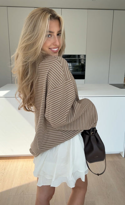 Rachel | Gestreiftes Longtop
