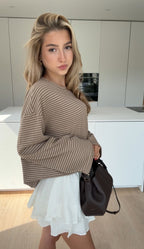 Rachel | Striped Longtop