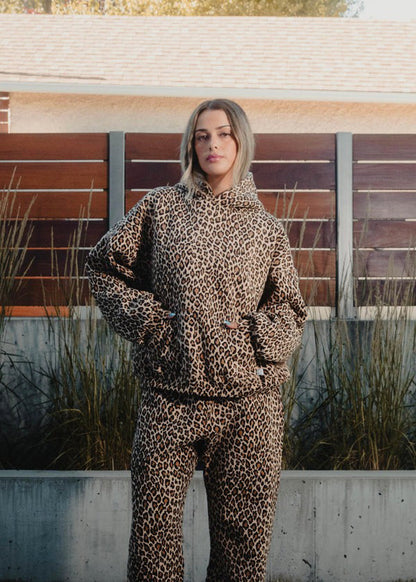 Saadia™ - Leopard Print Hoodie