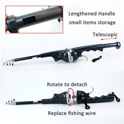 Telescopic Fishing Rod Kit 