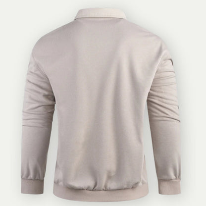 Romeo - Klassiek sweatshirt met kraag voor heren