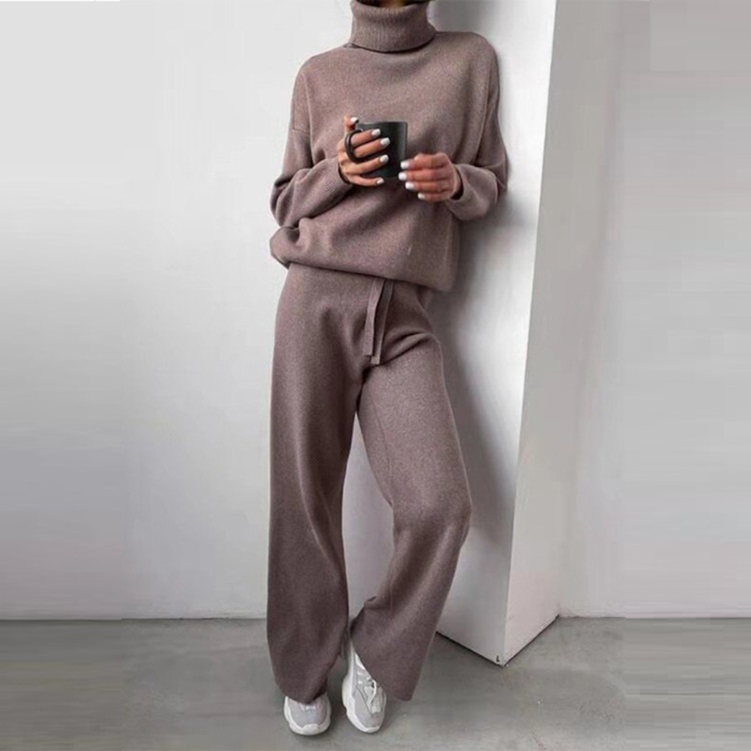 Karina - 2-teiliges Set, Rollkragen und lange Hose 