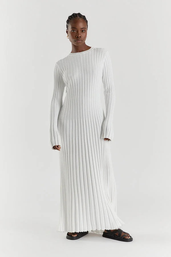 Louia™ | Knitted Dress with Long Sleeves