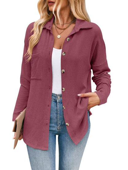 Claire™ - Gestreepte Lange Mouw Blouse