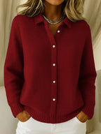 Nivra | Knitted Sweater with Collar