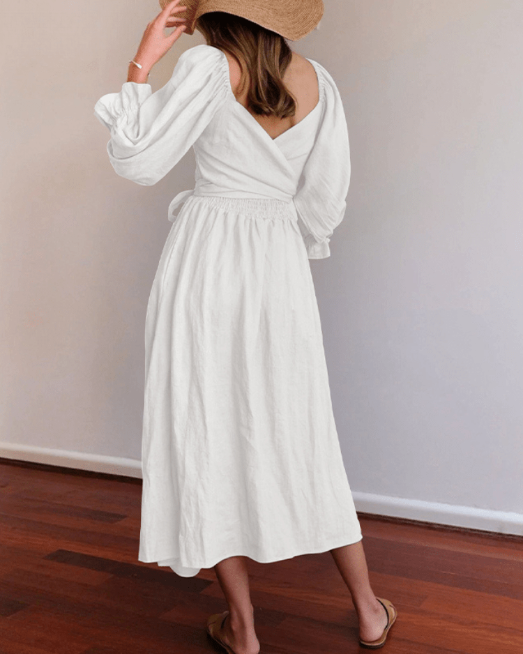 Tana | French Dress with Ruffles and Sleeves
