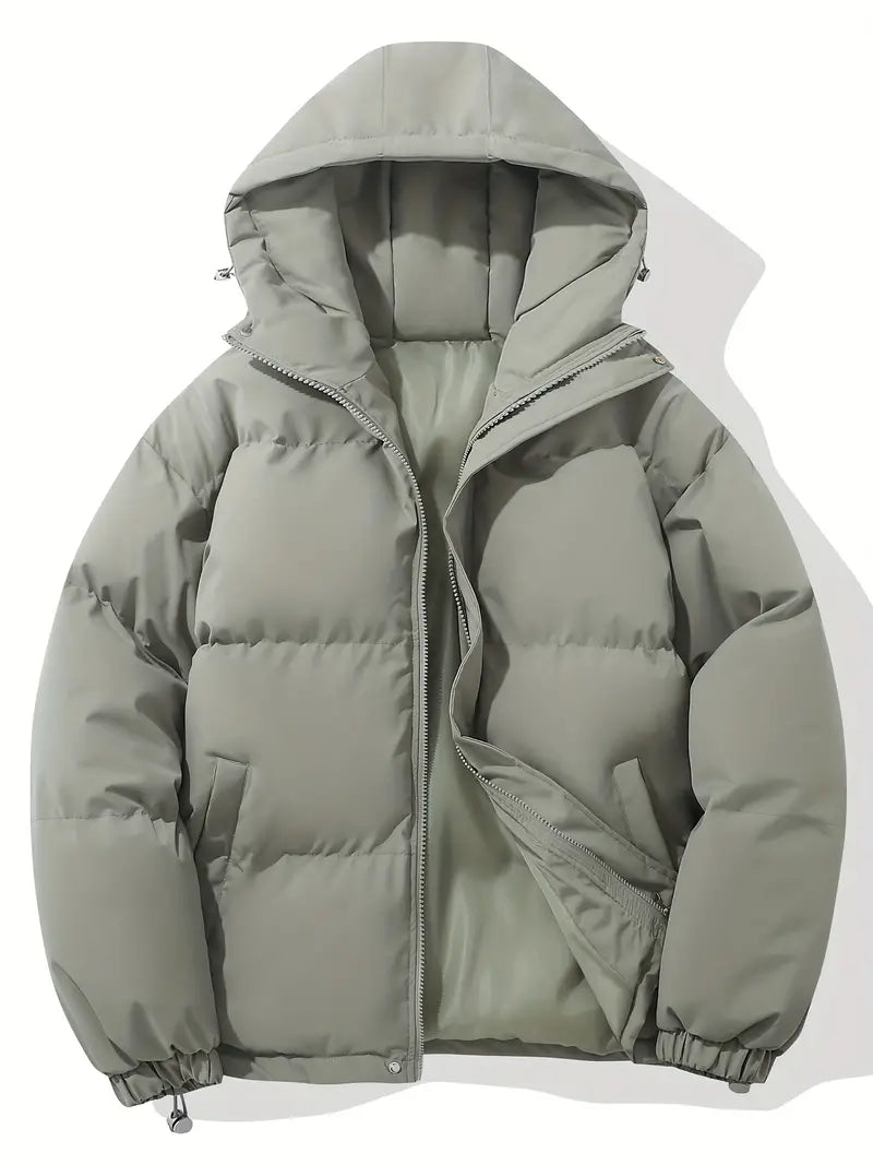 Jose - Classic Winter Down Jacket with Hood for Men