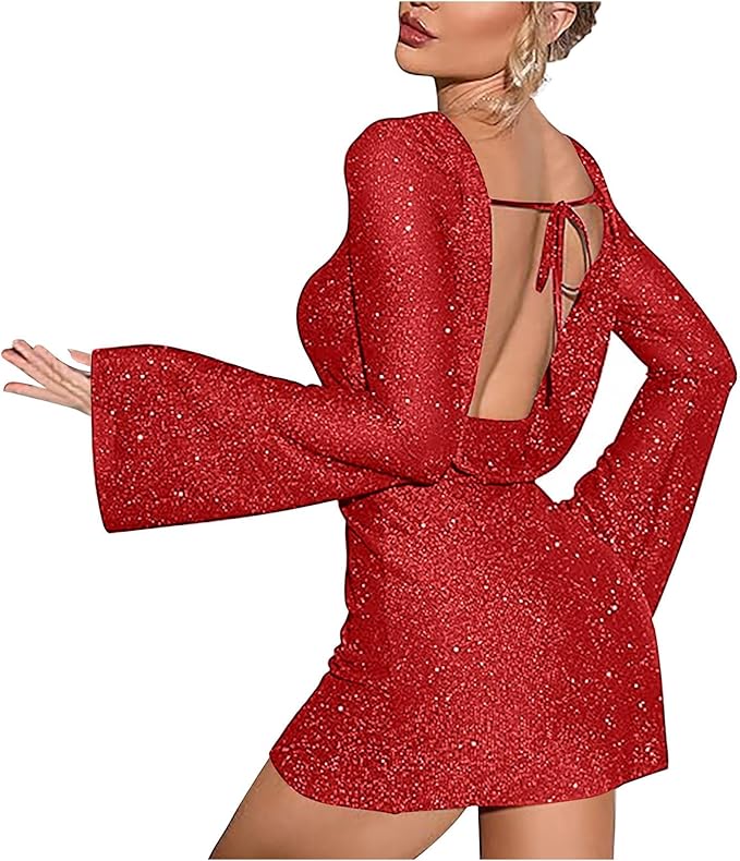 Lysette | Glitzerndes Minikleid