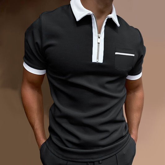 Julien Polo™ - Slim Fit Men's T-shirt with Chest Pocket