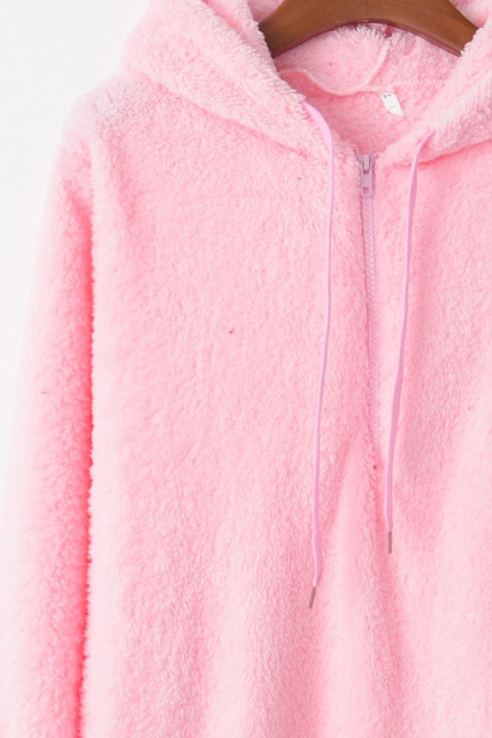 Warme fleece hoodie