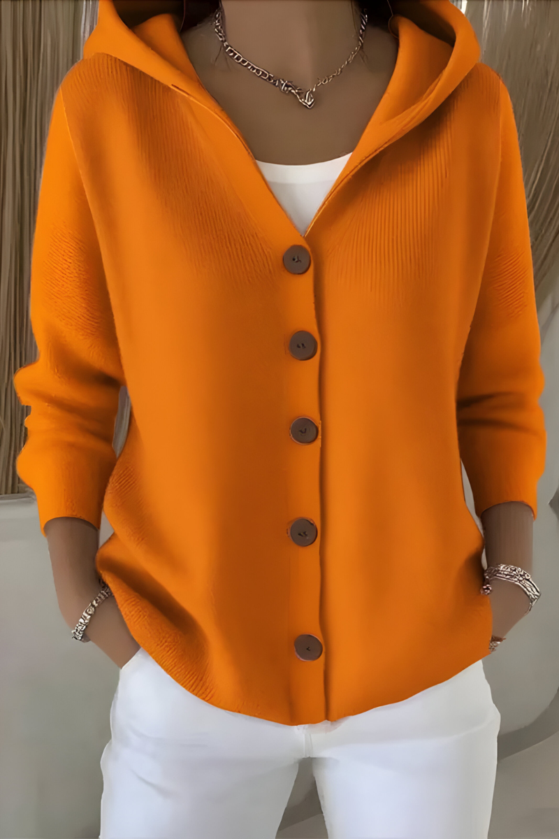 Denise™ | Bequeme Strickjacke mit Kapuze