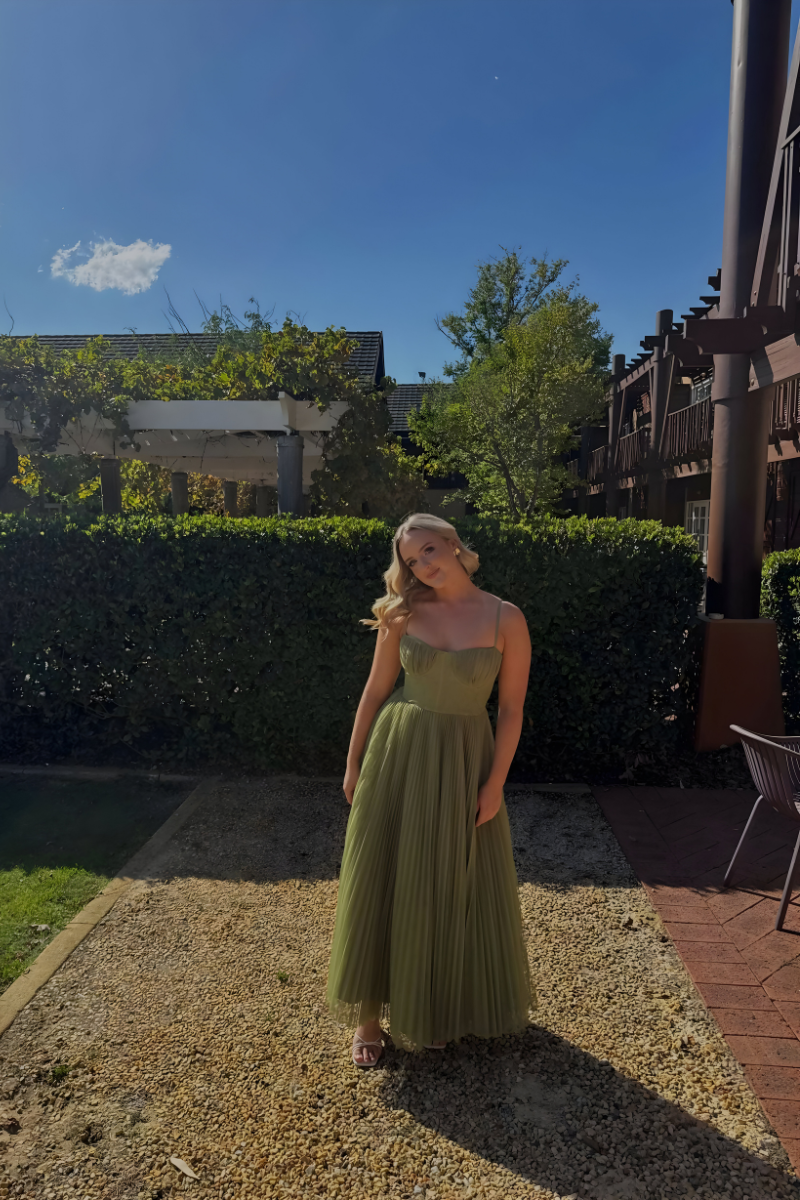 Liva™ | Plissiertes Midikleid