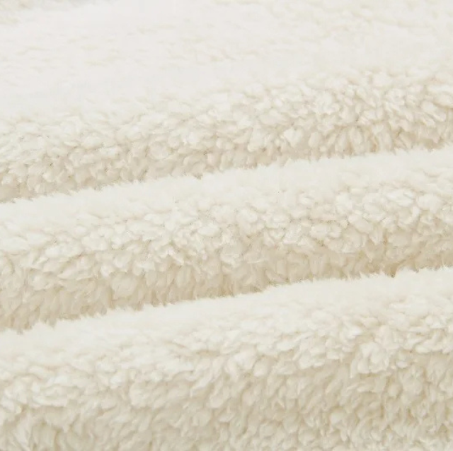 Noemi - Warm Fleece Sweater with Fur