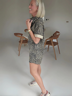 Maya™ | Mini-Strampler mit Leopardenmuster