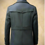 Rob - Wool coat with double collar