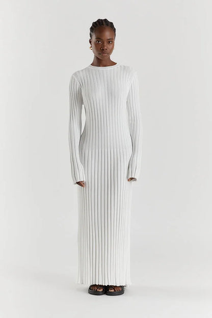 Louia™ | Knitted Dress with Long Sleeves