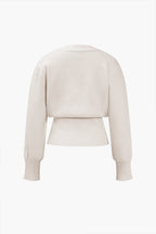 Florentina | Elegante Pullunderweste mit goldenem Knopf