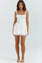 Bellevoir™ | Romantische Corsetjurk met Satijnglans