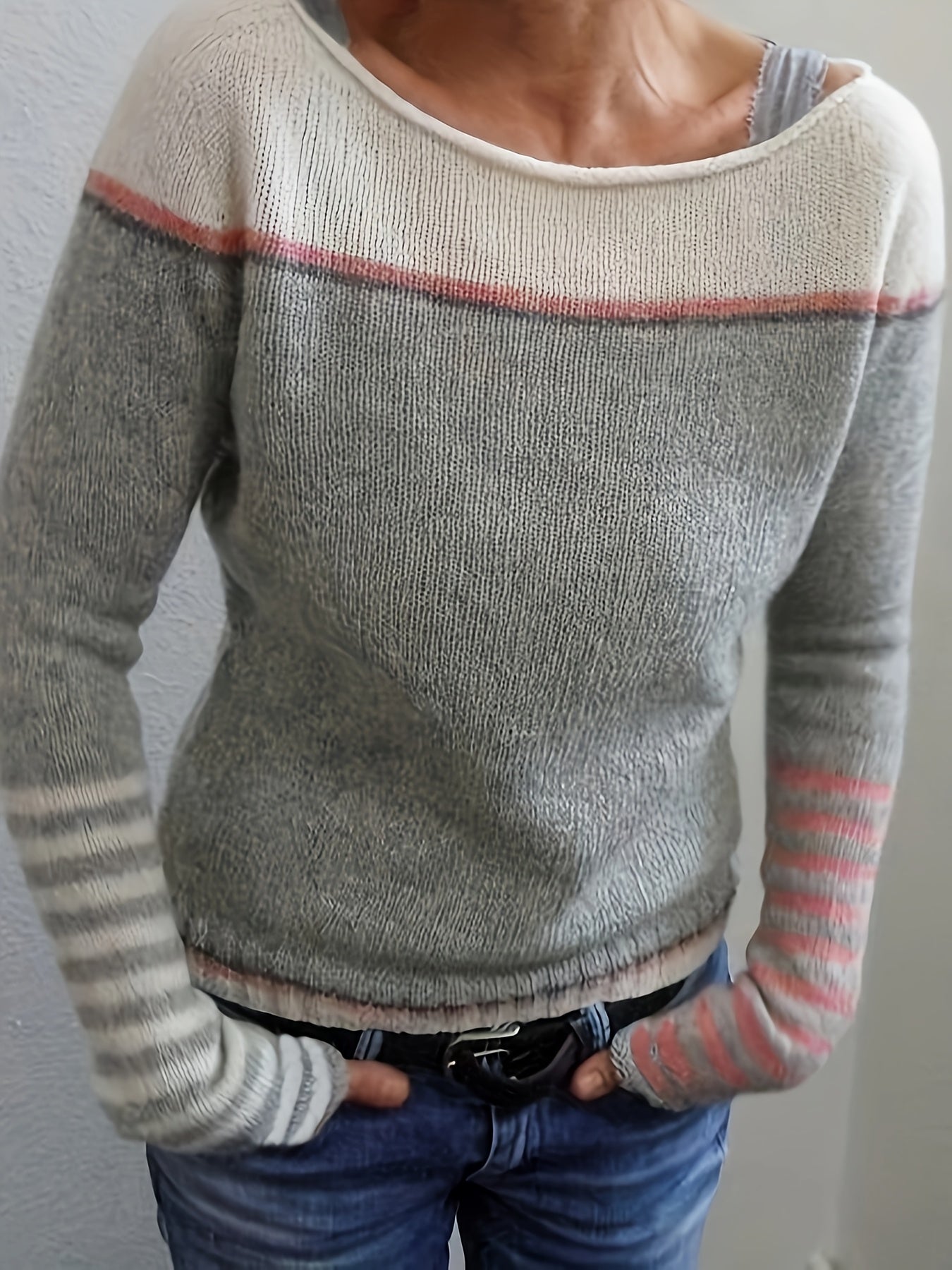 Katharina – Gestreepte Trui met Lange Mouwen