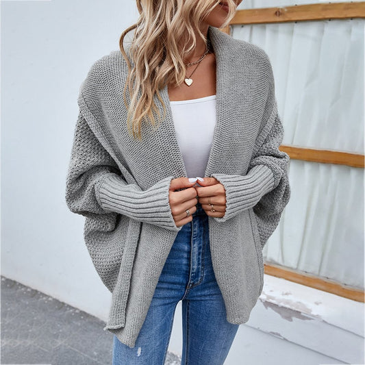 Larissa | Casual Loose Knitted Sweater Women | New Batsleeve Cardigan