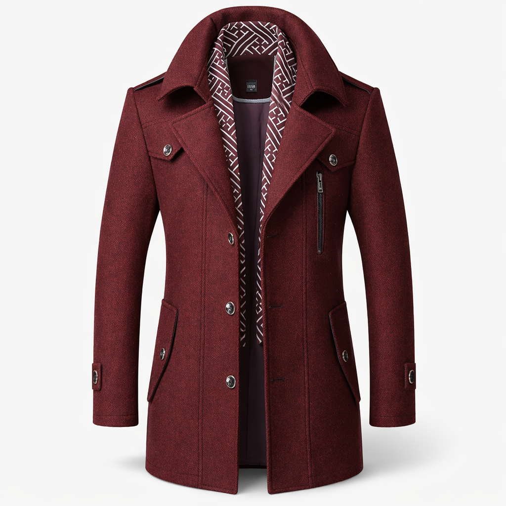 FRESH LABEL | Edward Wollen Overjas