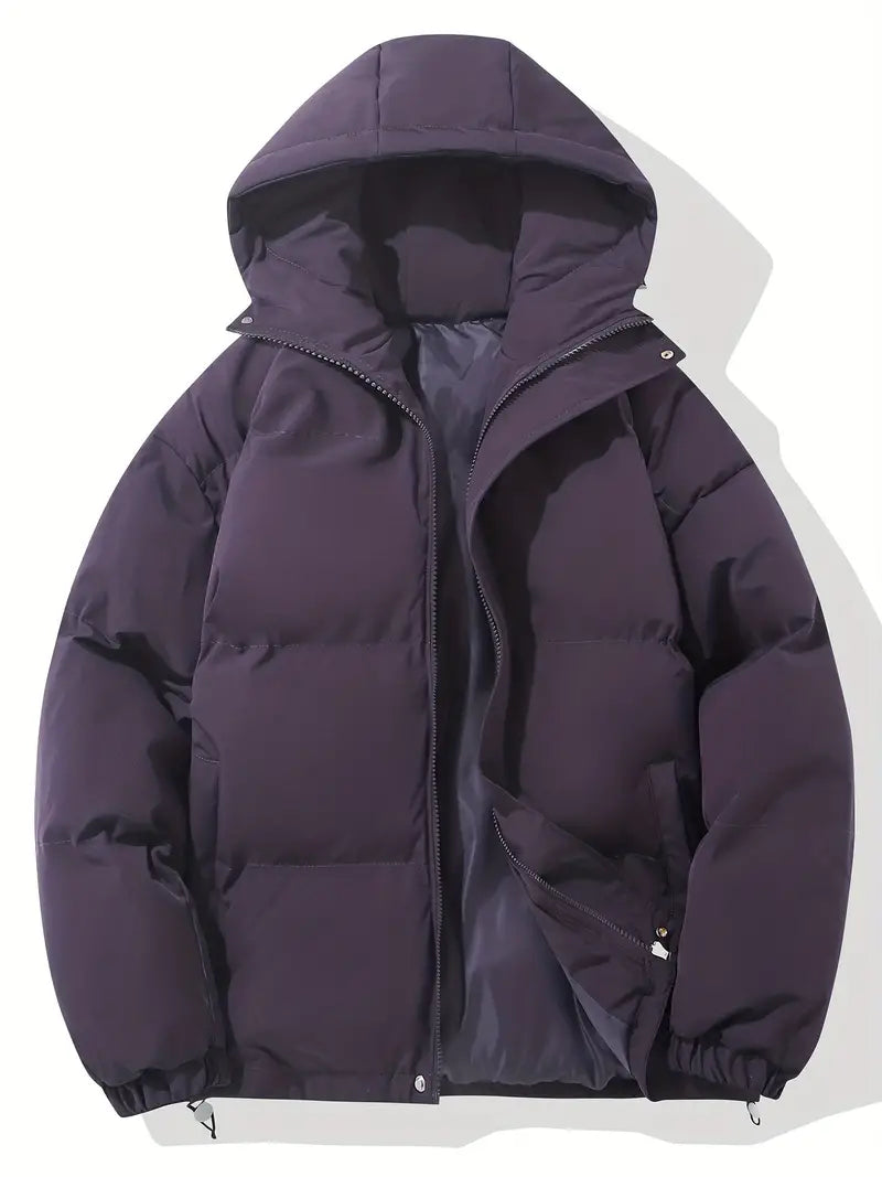 Jose - Classic Winter Down Jacket with Hood for Men