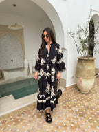 Schwarze FAUSTINE Robe