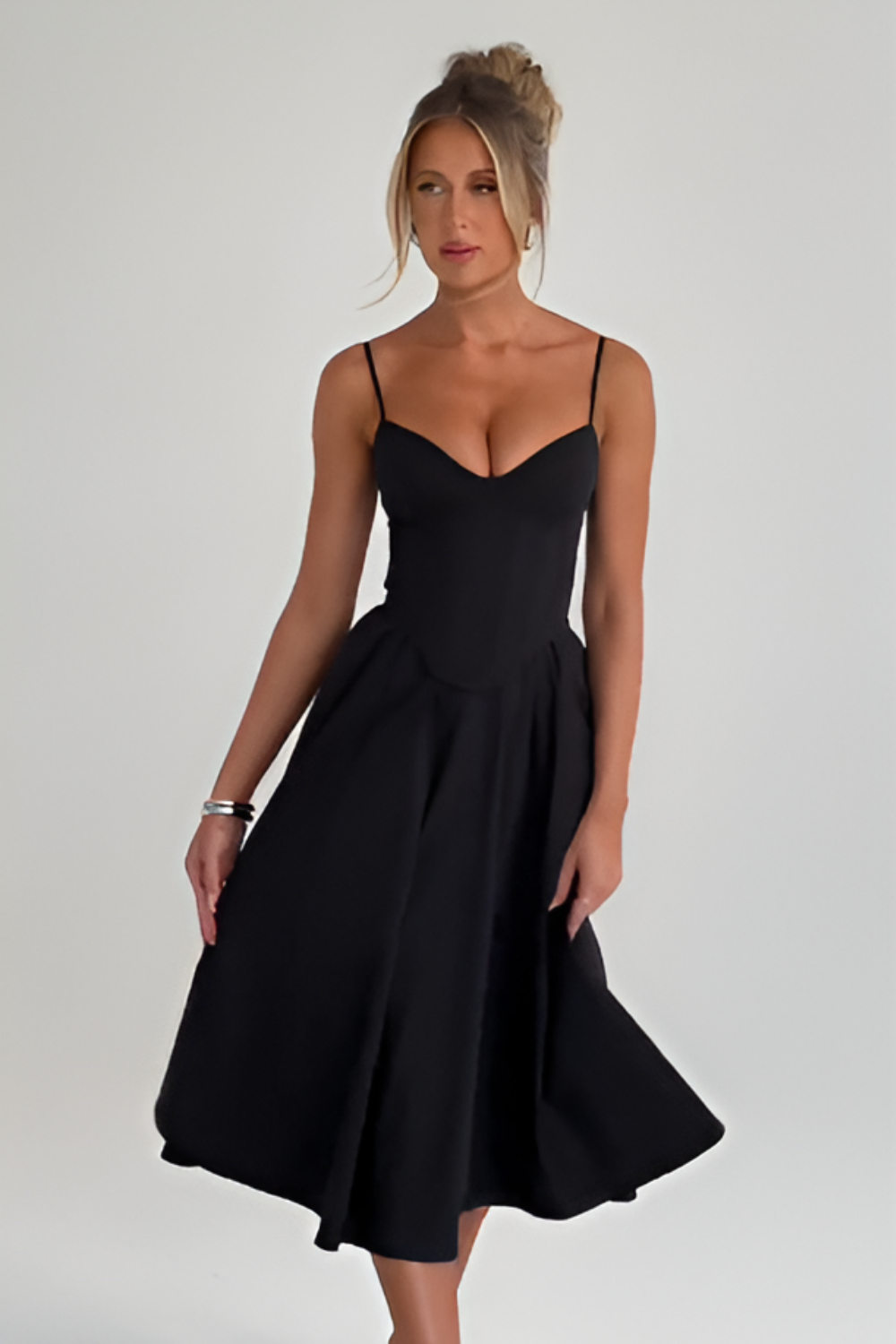Dailey™ – Midi-Sommerkleid mit Augenöffner 