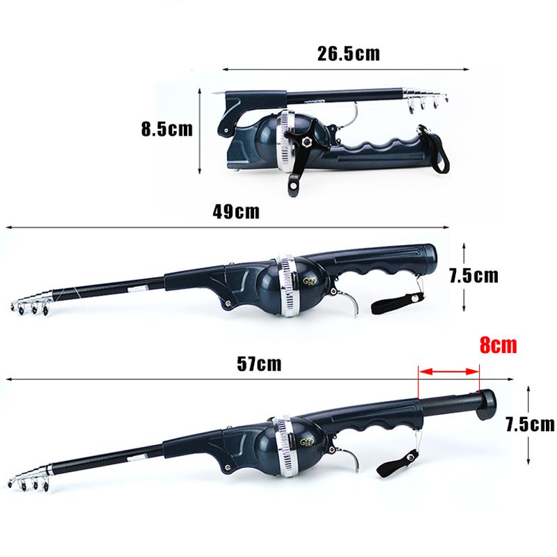 Telescopic Fishing Rod Kit 