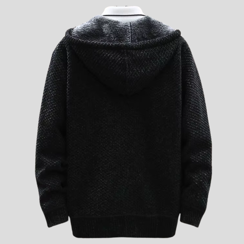 Levi™ | Gemütlicher Strickhoodie mit Reißverschluss
