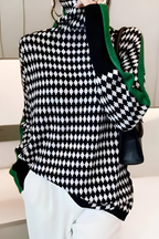 Nila™ | Trendy casual sweater with a high neck