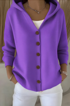 Denise™ | Bequeme Strickjacke mit Kapuze