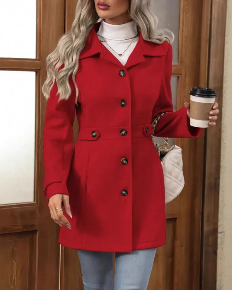 Elena™ | Elegant Fitted Coat