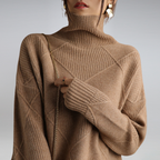 Mila™ | Luxuriöser Kaschmir-Rollkragenpullover