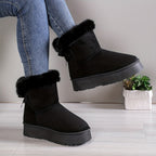 Ankle Boots | Women's Boots with Faux Fur Lining and Luxurious Details