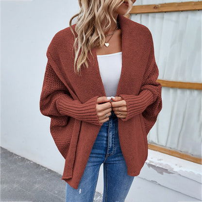 Larissa | Casual Loose Knitted Sweater Women | New Batsleeve Cardigan