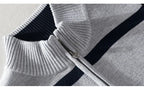 Luc – Lässiger Pullover mit halbem Reißverschluss
