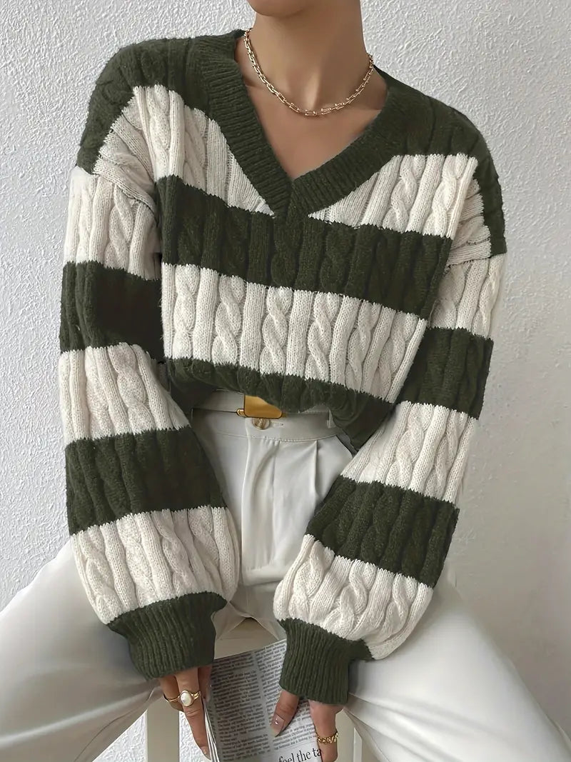 Zienaya™ Sweater met losse schouders