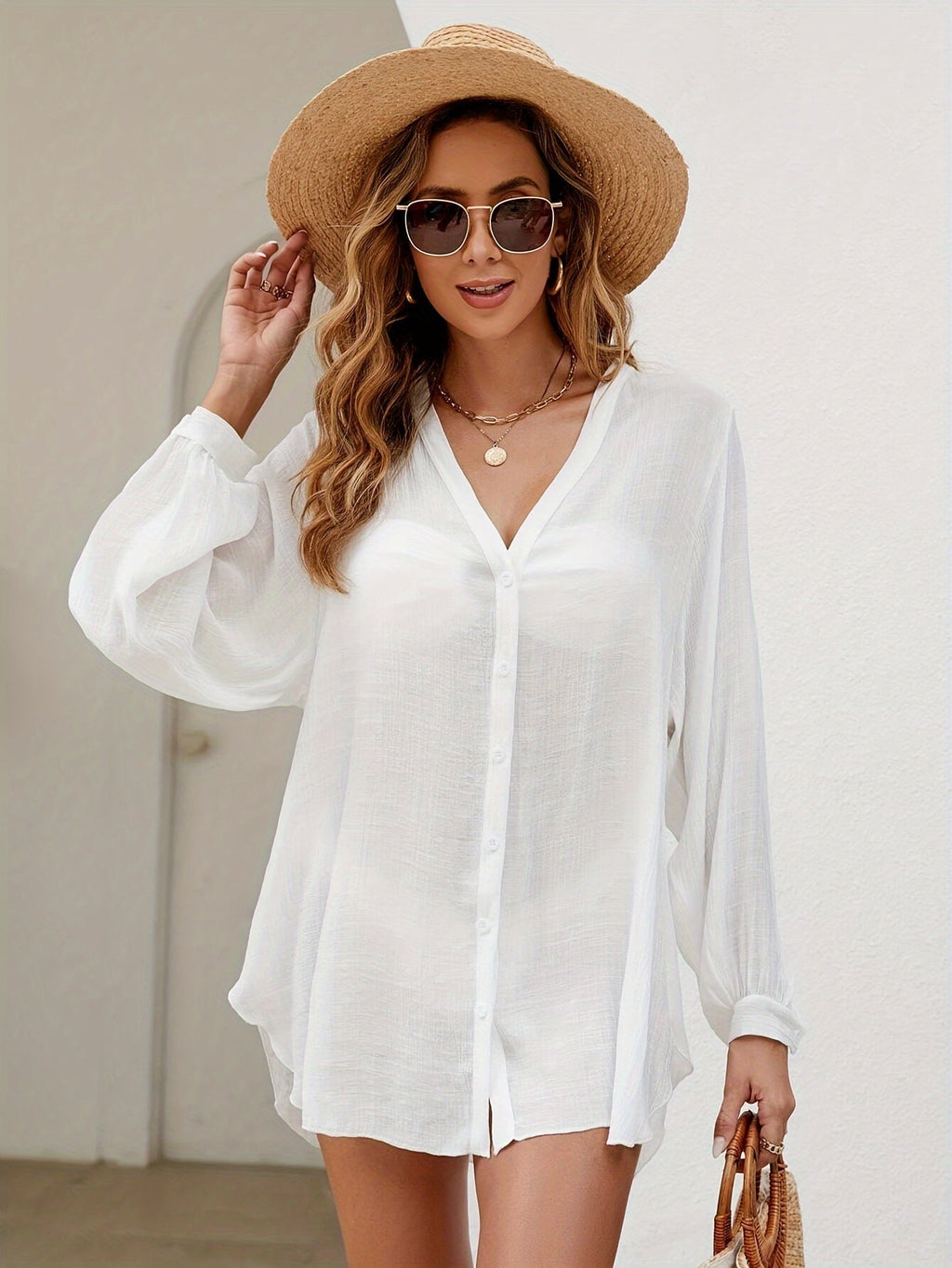 Boho Kimono Beach Cover-Up – Summer Beach Dress