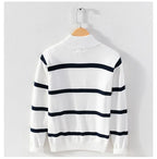 Luc – Lässiger Pullover mit halbem Reißverschluss