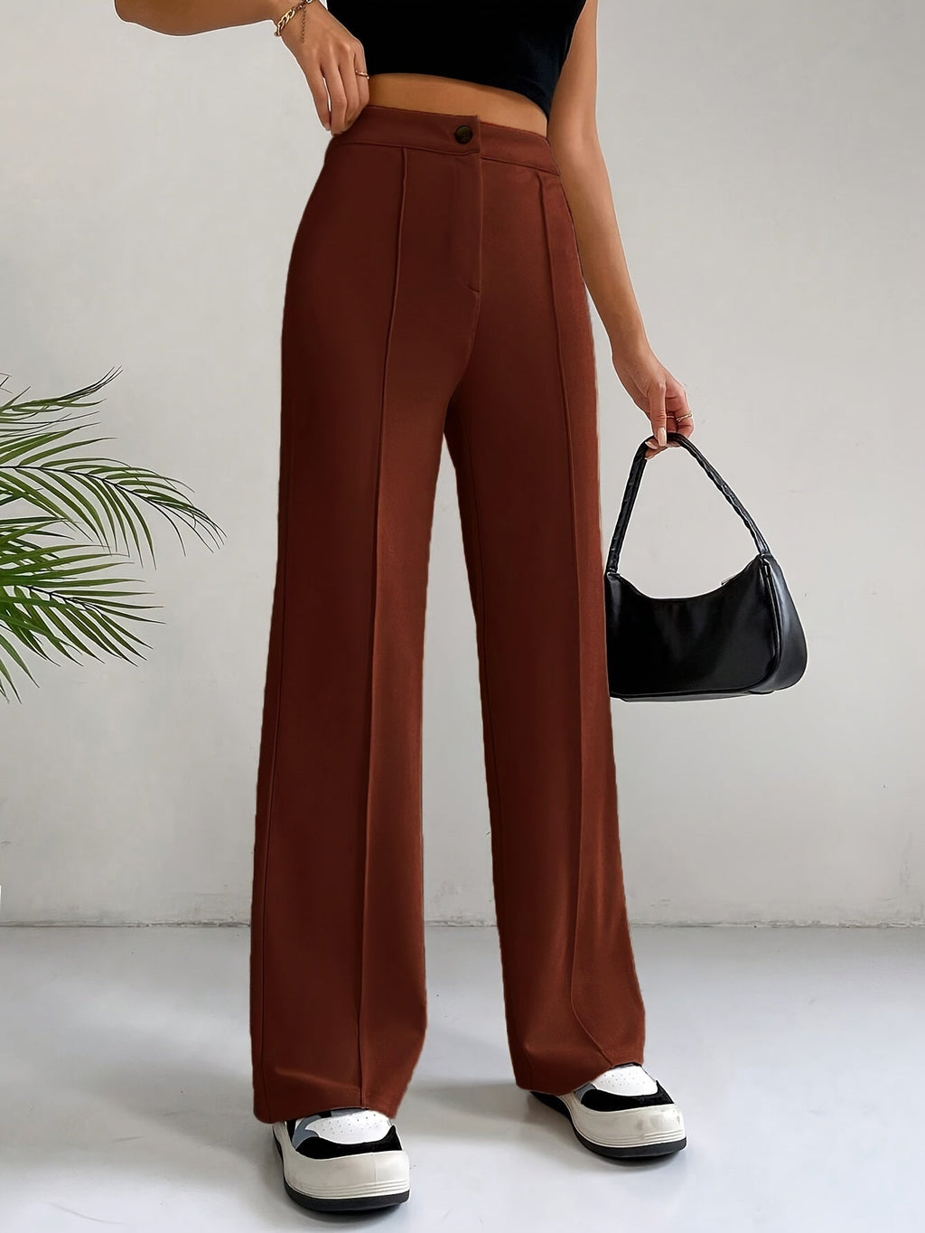 Marissa™ – Stilvolle Biesenhose mit hoher Taille
