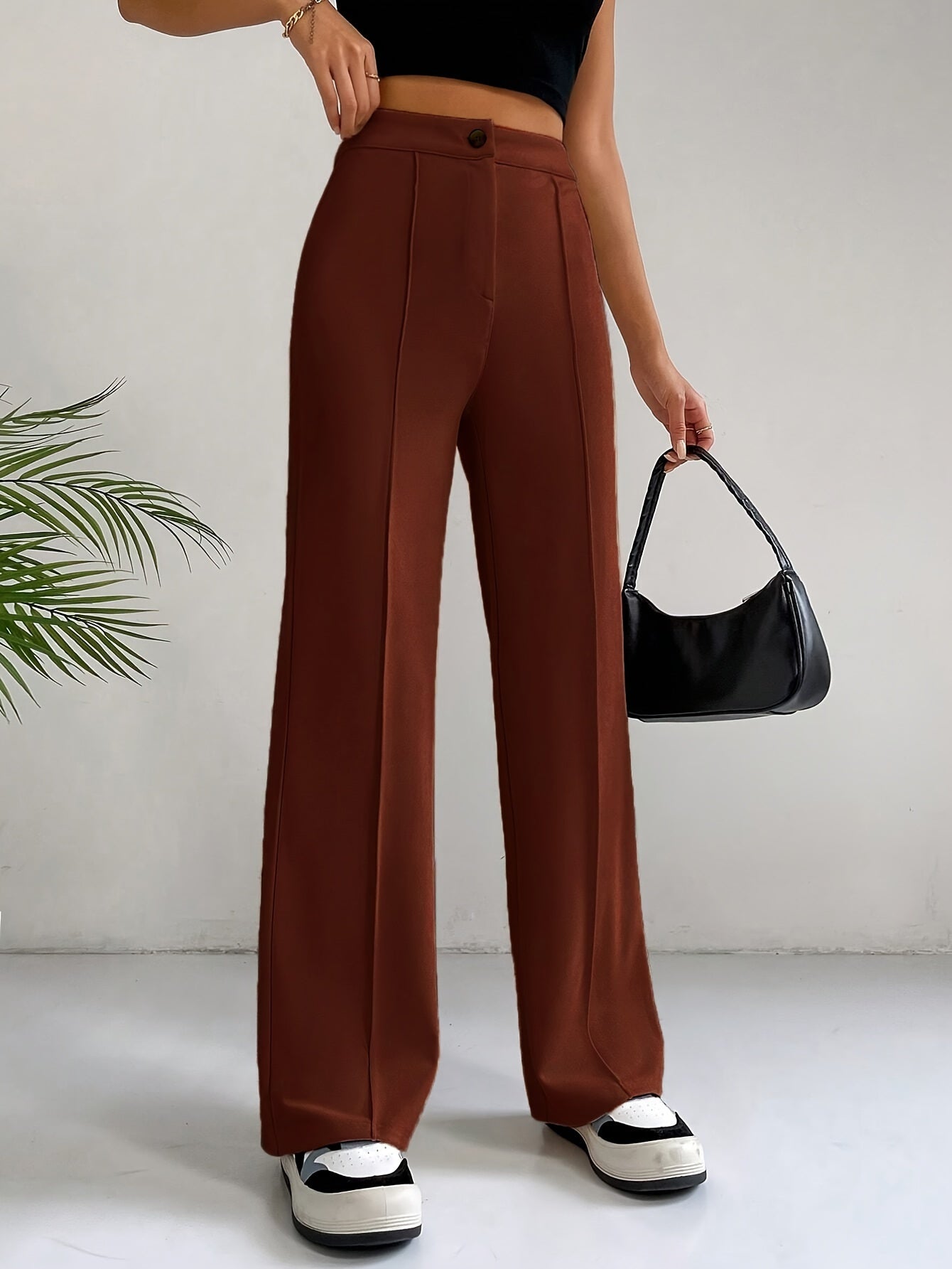 Marissa™ – Stilvolle Biesenhose mit hoher Taille