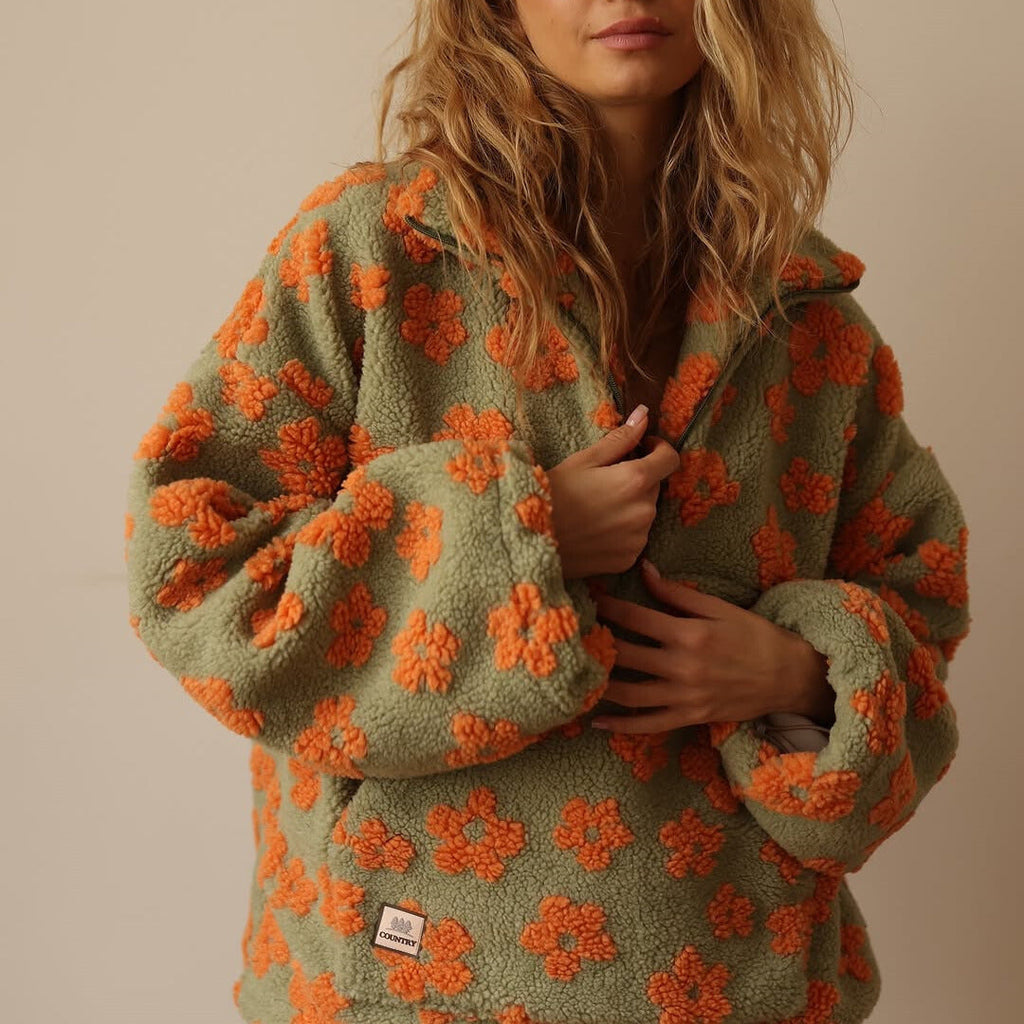 Suzan | Sweater with floral print 
