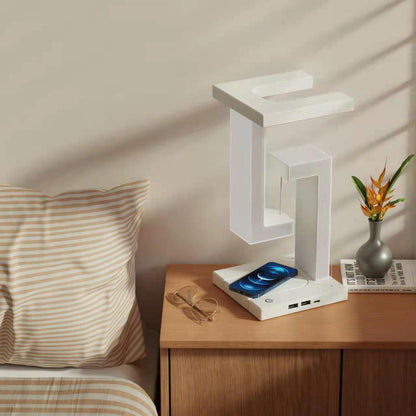 LEVITAS | Wireless Rechargeable Floating Table Lamp | Modern Minimalist | Magical Design 