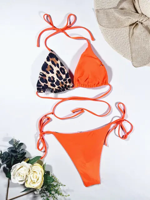 Wilderness Bliss Leopard Bikini Set