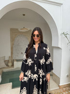 Schwarze FAUSTINE Robe